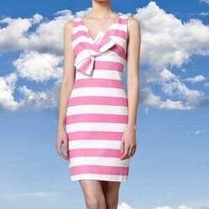 Kate Spade Pink and White Striped Dress